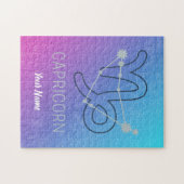 Puzzle Symbole Capricorne Zodiac Star Horoscope Constella (Horizontal)