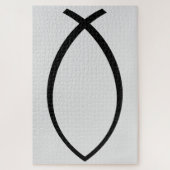 Puzzle Symbole Christian Fish (Ichthys) (Vertical)