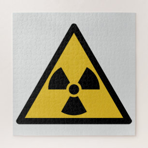 Puzzle Symbole d'avertissement de rayonnement (danger rad