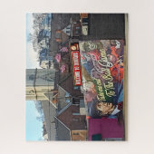 Puzzle Symbole de Dubuque, Iowa avec drapeau américain (Vertical)