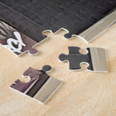 Puzzle Symbole de Dubuque, Iowa avec drapeau américain (Côté)