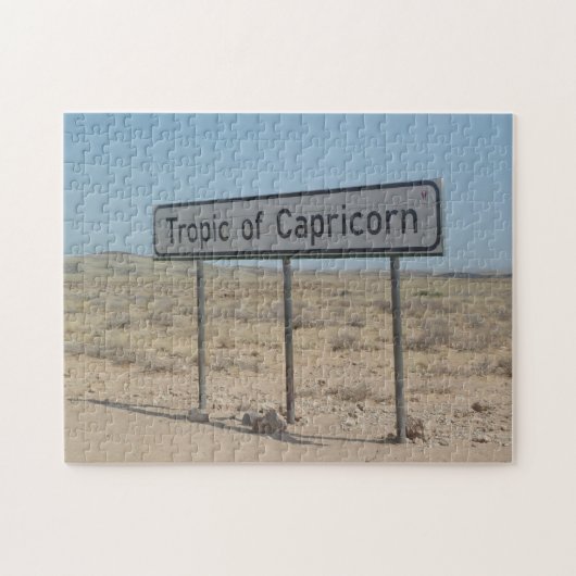Puzzle Symbole de la route de Capricorn : Namibie. (Horizontal)