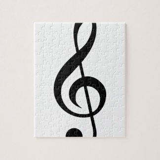Puzzle Symbole de musical de G-Clef de clef triple