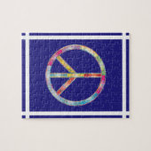 Puzzle SYMBOLE DE PAIX Coloré (Horizontal)