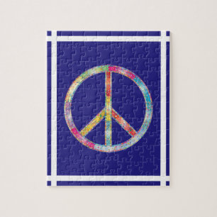 Puzzle SYMBOLE DE PAIX Coloré