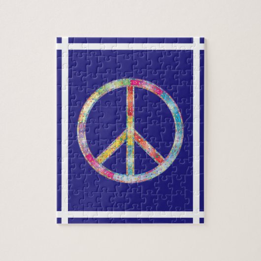 Puzzle SYMBOLE DE PAIX Coloré (Vertical)