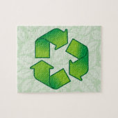 Puzzle Symbole de recyclage (Horizontal)