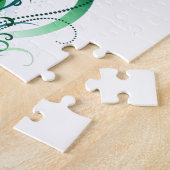 Puzzle Symbole d'infini avec plume de paon (Côté)