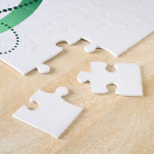 Puzzle Symbole d'infini avec plume de paon (Côté)