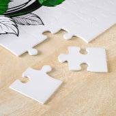 Puzzle Symbole d'infini avec Rose arc-en-ciel (Côté)