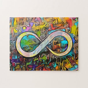 Puzzle Symbole d'infini    Sensibilisation sur l'autisme 