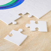 Puzzle Symbole d'infinité arc-en-ciel stratifié (Côté)