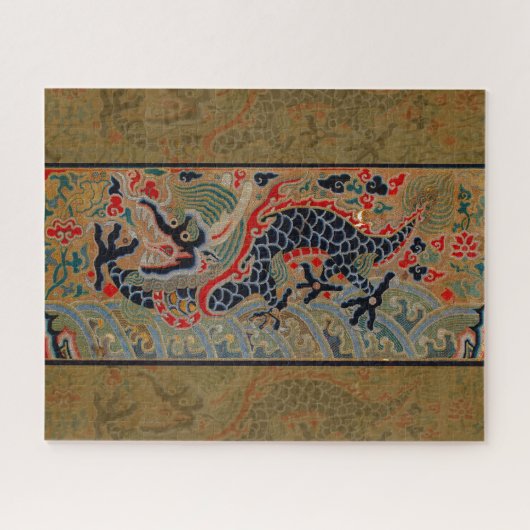 Puzzle Symbole dragon chinois Antique asiatique (Horizontal)