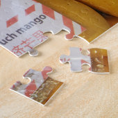 Puzzle Symbole drôle 'Ne touche pas la mangue' (Côté)