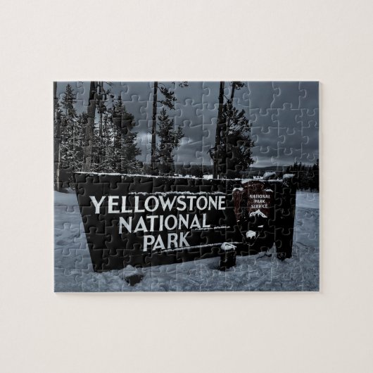 Puzzle Symbole du parc national de Yellowstone (Horizontal)