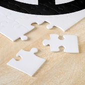 PUZZLE SYMBOLE SYMBOLE DE LA PAIX BLANC NOIR (Côté)
