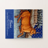 Puzzle Symbole Taurus Zodiac Bull fête d'anniversaire (Horizontal)