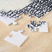 Puzzle symbole typographique du yin-yang (Côté)