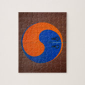 Puzzle Symbole Yin et Yang, Corée du Sud (Vertical)