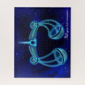 Puzzle Symbole zodiaque de l'horoscope de Libra Moderne, (Vertical)