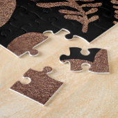 Puzzle Symboles mystiques : serpent, soleil, lune. (Côté)