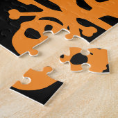 Puzzle Symétrie Eerie : Un tableau vibrant de couleurs hu (Côté)