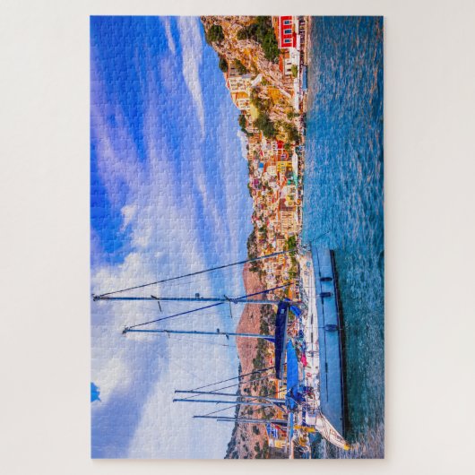 Puzzle Symi en Grèce (Vertical)