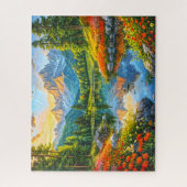 Puzzle Symphonie d'automne. Harmonie florale de la nature (Vertical)