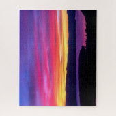 Puzzle Symphonie du crépuscule : Ciel peint sur le lac Ne (Vertical)