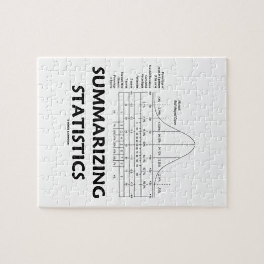 Puzzle Synthèse des statistiques (distribution de courbe  (Horizontal)