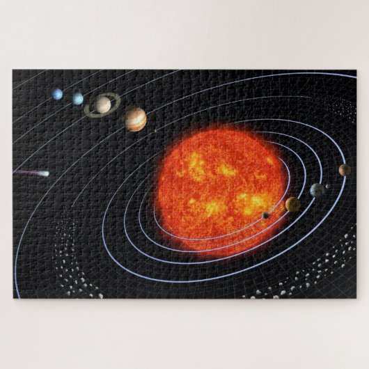 Puzzle Système solaire (Horizontal)