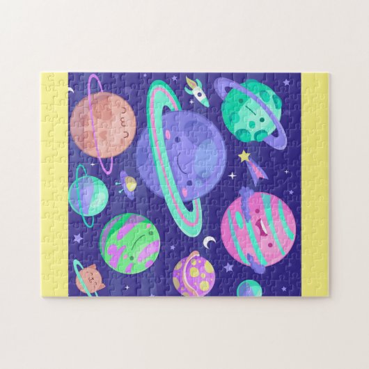 Puzzle Système solaire (Horizontal)