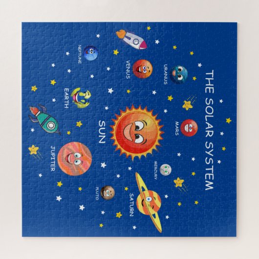 Puzzle Système solaire (Horizontal)