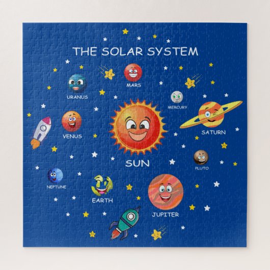 Puzzle Système solaire (Vertical)