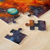 Puzzle Système solaire galaxie espace coloré (Côté)