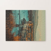 Puzzle Széchenyi Pont Chaîne Paysage Budapest Hongrie (Horizontal)