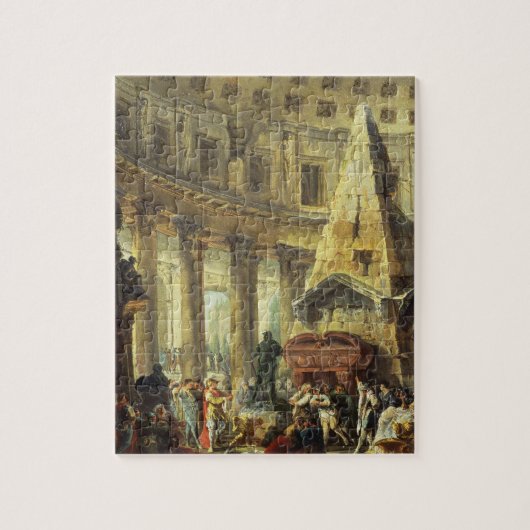 Puzzle T28516 Alexandre le grand visitant la tombe du (Vertical)