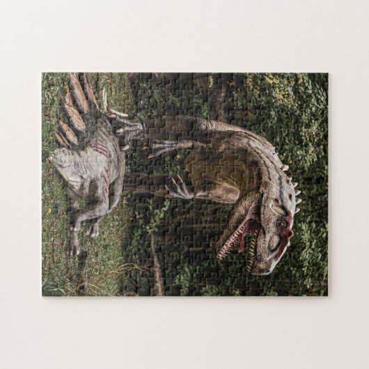 Puzzle T-Rex et Stegosaurus (Horizontal)