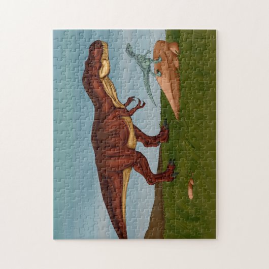 Puzzle T-Rex et Velociraptor (Vertical)