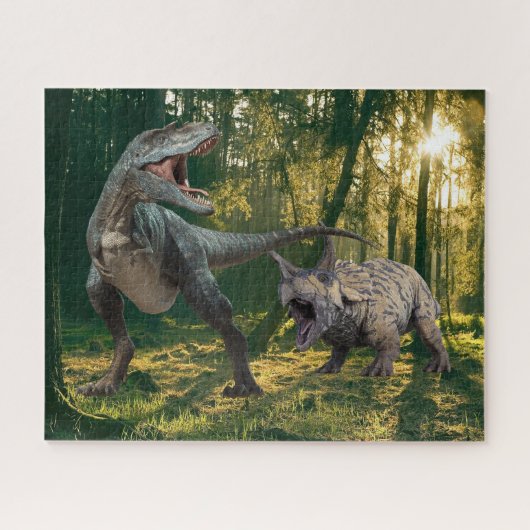 Puzzle T.Rex-Triceratops (Horizontal)
