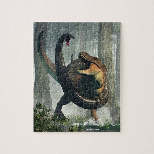 Puzzle T-Rex vs Titanoboa (Vertical)