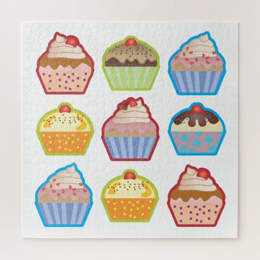 Puzzle T-shirt Cupcakes Lotsa (Vertical)