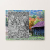 Puzzle Tabac Grange Automne Ajouter Votre Photo (Horizontal)