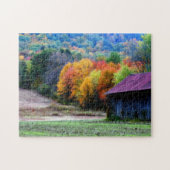 Puzzle Tabac Grange Automne Folithe Nature (Horizontal)