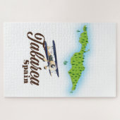 Puzzle Tabarca Spain Beautiful map (Horizontal)