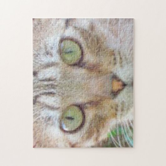 Puzzle - Tabby Cat Face (Vertical)
