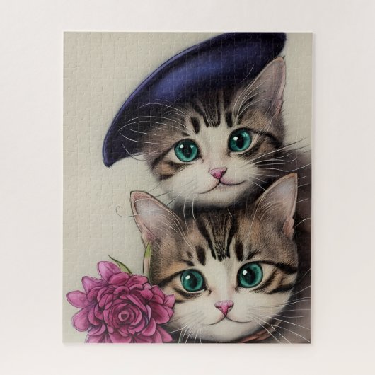 Puzzle Tabby Cats (Vertical)