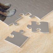 Puzzle Tabby Chat dans les nuances de Brown (Côté)