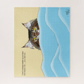 Puzzle Tabby Chat Pékin Bleu Drôle (Vertical)