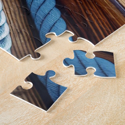 Puzzle Tabby Chat Sur Les Cordes De Bateau (Côté)